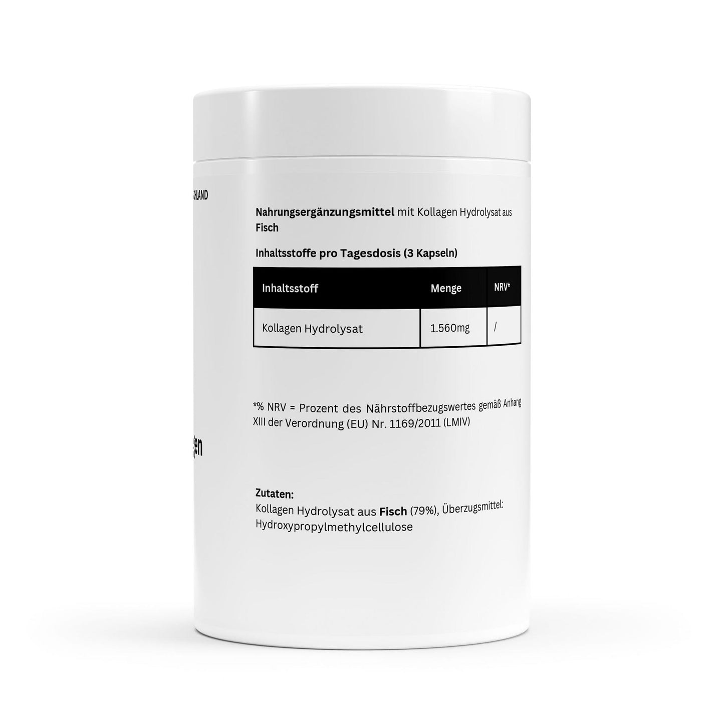 Marine Kollagen Peptide (2000-5000 DA) - 120 Kapseln