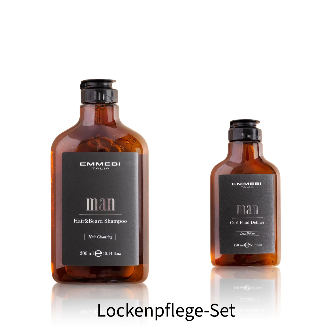 Man Lockenpflege