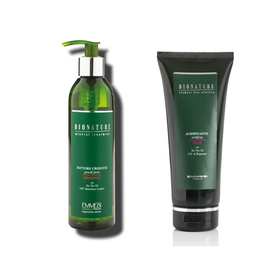 BioNature Set bei Haarausfall Shampoo 250ml & Acidfying Mask 200ml
