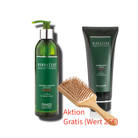 AKTION BioNature Set bei Haarausfall Shampoo 250ml & Acidfying Mask 200ml